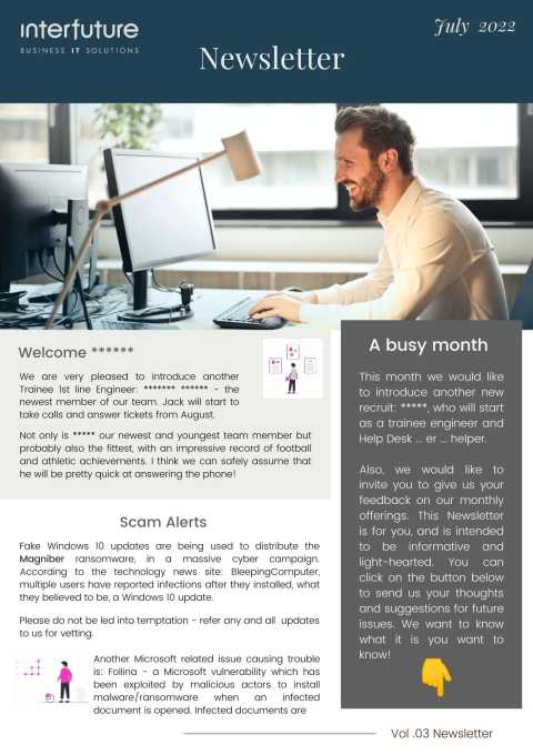 Interfuture Newsletter - July 2022