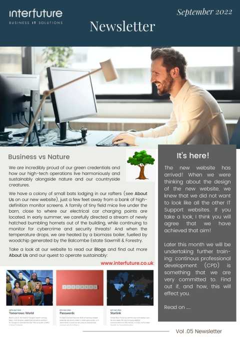 Interfuture Newsletter - September 2022